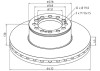 Remschijf MAN 432mm (abs)